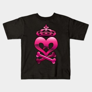 Emo heart Kids T-Shirt